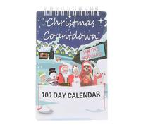 Calendrier De Compte À Rebours De Noël 2024 De 100 Jours Calendrier De Bureau Pour La Maison Calendrier De Compte À Rebours De L'avent De Bureau