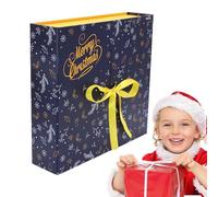Calendrier de compte à rebours de Noël 2025, compte à rebours de 24 jours jusqu'à Noël avec 24 tiroirs vides et boîtes cadeaux, remplissez votre propre calendrier de compte à rebours pour
