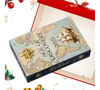 Calendrier de compte à rebours de Noël 2025 | Décoration de l'Avent sur le | thème de l'aventure en acrylique 2D | Ornements pour le revers de Noël de 24 jours | Pour , et adolescents