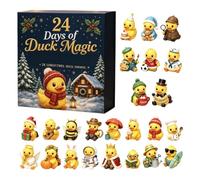 Calendrier de compte à rebours de Noël 2026 3D 24 jours Figurines | Calendrier des fêtes de fin d'année, boîte de compte à rebours pour enfants, adolescents, adultes, fête de famille, Nouvel An