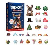 Calendrier de compte à rebours de Noël 25 jours mignon 2D Halloween français