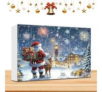Calendrier de compte à rebours de Noël - 560 g, figurines compte à rebours en peluche | Nain de Noël 24 jours | Pour Pâques, adolescents, adultes, vacances, Halloween, Thanksgiving