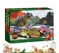 Calendrier de compte à rebours de Noël | Calendrier de compte à rebours de Noël de voiture 24 | Jouet joyeux et festif pour les fêtes, les naissances et les fêtes | Pour et filles à partir de 3 ans