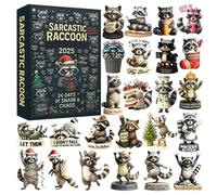 Calendrier de compte à rebours de Noël, compact, portable, robuste, objet de collection 2D, pendentif 24 jours, kit sarcastique, pour fête murale, porte, fête, multi-usage extérieur et intérieur