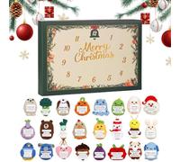 Calendrier De Compte À Rebours De Noël,Pendentif Mignon En Laine,Petits Animaux Au Crochet 24 Jours | Pour Les Filles Et Les Garçons Et Les Adultes Pour Halloween Et Les