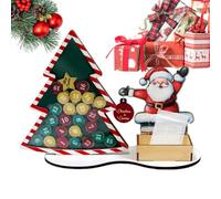 Calendrier de compte à rebours de Noël réutilisable et décoratif