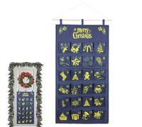 Calendrier De Compte À Rebours De Poche - Décoration Murale Remplissable De 24 Jours - Calendrier De Compte À Rebours Mural Avec Sac De Stockage - Pour La Maison La Chambre Les Les Bonbons Le Chocolat
