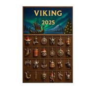 Calendrier de compte à rebours des vacances, ensemble de 24 décorations en acrylique, décorations de casque d'histoire 2D avec affichage numéroté, décoration de Noël avec matériau acrylique robuste, c