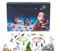 Calendrier de compte à rebours en d'Halloween - 24 jours de l'Avent 2025 - Pendentif en de Noël - Pendentif à collectionner - Décoration de vacances - Pour Halloween, les vacances et