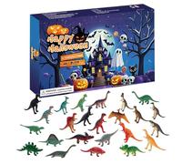 Calendrier de Compte à Rebours Halloween,Calendrier De Décompte De 24 Jours - Figurines de Collection pour Célébration de Vacances Fêtes Adolescents Adultes Famille
