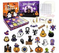 Calendrier de compte à rebours Halloween DIY Comptes Fusibles 24 | Chauve-souris Compte à rebours Halloween pour l'automne Enfants Famille Garçons