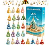 Calendrier De Compte À Rebours Jusqu'à Noël 2026 24 Jours Sapin de Noël 2D