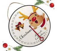 Calendrier de compte à rebours mural de Noël, compte à rebours jusqu'à Noël, décoration de scène de vacances d'hiver, horloge de compte à rebours pour salle d'étude, dortoir