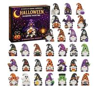 Calendrier de compte à rebours pour Halloween avec peinture à strass 31