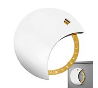 Calendrier de compte à rebours pour Noël - Compte à rebours magnétique de 30 jours | Forme de lune avec roue rotative et aimants pour réfrigérateur - Pour diverses célébrations de fêtes, réunions