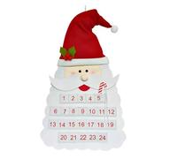 Calendrier de comptes à rebours de vacances en tissu Comptes à rebours de célébration de Noël Calendrier d ' arbre Affichage clair des chiffres pour une utilisation facile Décoration d ' arbre de