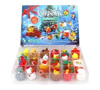 Calendrier de de Noël - Boîte de l'Avent de de vacances, ensemble de compte à rebours festif | Charmantes Figurines de à collectionner de vingt-quatre jours, adaptées aux,