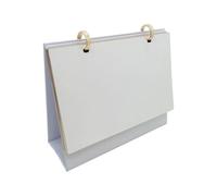 Calendrier de de par sublimation avec 14 pages pour presse à chaud, photos, cadeaux, décoration de bureau, 21, 6 x 17 cm, papier cartonné blanc