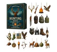 Calendrier de Décompte | 2025 Avent 24 Jours Pendants 2D | Ornements Pour Calendrier De L'Avent - Pour Anniversaire Fête Vacances Entrée Fenêtre Couronnes Chambre Armoires