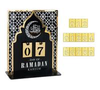 Calendrier De Décompte Avant Le Ramadan 2024,Calendrier,En Acrylique,Aïd Moubarak,Diy,Compte À Rebours,Pour La Décoration,Orn[Z44]