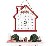 Calendrier De Décompte De Noël | Signe de l'Avent 2025 Décoration d'Intérieur | Calendrier de Compte à Rebours Ornements de Noël,pour Mur Porte Chambre Salon Bureau Salle de ppartement Dortoir