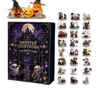 Calendrier De Décompte Effrayant 24 Jours Décorations Halloween En