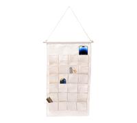 Calendrier de Décompte en Tissu de Noël | 24 Jours À Suspendre,Comptes à Rebours Noël 2025 Avec Poches - Pour Filles Garçons Petits Jouets Et Friandises Chocolat