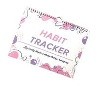 Calendrier de des habitudes, journal de des habitudes de motivation | Planificateur de des habitudes non daté avec tableau d'objectifs pour la santé, la