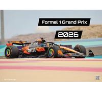 Calendrier de Formule 1 Grand Prix 2026 - Format A3 (42 x 30 cm) - Calendrier mural avec des photos spectaculaires de la saison en cours - Idéal pour les fans de F1