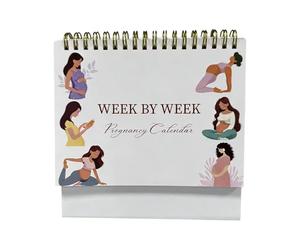 Calendrier De Grossesse Hebdomadaire, Journal De Souvenirs À Couverture Rigide, Agenda De Grossesse Pour Les Futures Mères, Planification Du Suivi Du Développement Bébé, Carnet De Notes De Bureau P