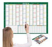 Calendrier De L Année 2026 Organisateur De Suivi D'Emploi Du Temps