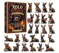Calendrier De L’avent 2026 Jour Des Morts, Compte À Rebours 24 Jours Avec 24 Ornements Crâne En Acrylique Miniatures, Décoration Festive, Cadeau Surprise Pour Collectionneurs Et Amateurs De Culture，C
