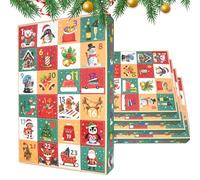 Calendrier De L Avent | 5 Boîtes Vides Festives | Calendrier De Compte À Rebours 24 Jours,pour Activités Fête Festival Rassemblement Vacances Hommes Adultes Femmes