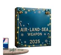 Calendrier De L Avent Avec Ornements De Noël 2025 - Pendentif Collectionnable De 24 Jours Pour L'Avent 2025 | Ornement De Noël Air Terre Mer | Pour Adultes Collectionneurs Intérieur Mur Arbre Salon