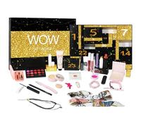 Calendrier de l’Avent Beauté 2024, Calendrier De l'Avent Maquillage Femme, Calendrier de Noël Beauté, 24 Produits de Maquillage avec Rouge À Lèvres, Fard à Paupières, Rougir, Brillant à Lèvres