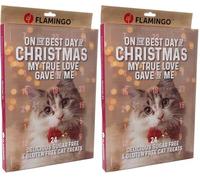 Calendrier de l’Avent Chat - Chick’n Snack - sans Gluten - sans sucres ajoutés - 24 friandises XXL - Flamingo (Lot de 2)