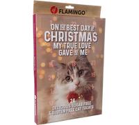 Calendrier de l’Avent Chat - Chick’n Snack - sans Gluten - sans sucres ajoutés - 24 friandises XXL - Flamingo