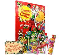 Calendrier de l’Avent Chupa Chups 2025 · 24 Bonbons et Friandises aux Saveurs Classiques · Avec Carte Personnalisable Cia&Co · Coffret Gourmand et Coloré pour Enfants et Famille · 210 g