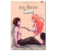 Calendrier de l’Avent Couple Coquin A3 | Calendrier de l'Avent ou de l'Après, 25 Défis Sexy à Deux, Saint-Valentin, Anniversaire ou Noël, Fixation adhésive