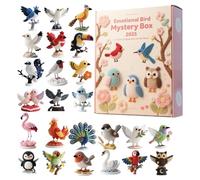 Calendrier De L Avent Crochet Animaux | 24 Jours Kit Artisanat Fait Main | Calendrier Noël avec Poupées au Tricot - Pour Débutants Activité Familiale Projet Scolaire Décoration Fête