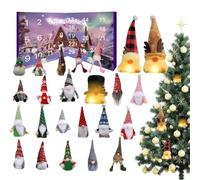 Calendrier De L Avent De Noël, Calendrier de l'Avent Lumineux 24 Jours avec Lutins, Décoration Festive pour Maison Fête Rassemblement Activités Mur