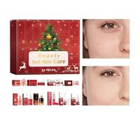 Calendrier De L Avent De Noël - Crème De Soin Pour Le Visage - Ensemble De Soin Pour Le Visage - Pour Les Femmes Et Les Hommes Spa Bain Corps Anniversaire Fête Des
