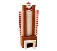 Calendrier de l Avent,Décoration Festive 3D,Cheminée de Foyer Calendrier de Décompte 24 Jours | pour Hommes Adultes Mari Famille Fête Activités à la Maison Bureau