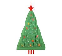 Calendrier De L Avent En Tissu Réutilisable - 24 Sacs En Forme De Sapin De Noël - Sac Calendrier De L Avent Rechargeable,Till Matrum Restaurang Skrivbord Bröllop Fest Helgdag Sovrum Festival