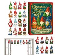 Calendrier De L Avent | Figurines Lutins De Noël Jouets Avent | Charmes Plats Pour Décembre Fêtes Fenêtre Table Bureau Voiture Entrée Boutiques Fête Ados Garçons
