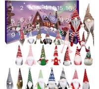 Calendrier De L’Avent GNOME 2024, Calendrier De Compte à Rebours GNOME avec 24 Figurines GNOME, 24 Dwarfs