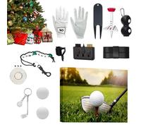 Calendrier de l’Avent Golf 2024 | Calendrier du compte à rebours Noël sur 12 jours 2024 | Calendrier l'Avent Noël pour outils golf | Calendriers compte à rebours uniques, cadeau Noël pour les golfeurs
