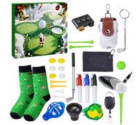 Calendrier De L Avent Golf Thème 24 Jours | Calendrier Décoratif | Clubs De Golf, Balles, Tees, Carte De Score Pour Hommes, Adolescents Et Garçons Pour Occasions Comme Saint-Valentin Et Pâques