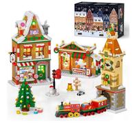 Calendrier de l’Avent - INSOON - Noël 2025 - 1759 pièces - 3 bâtiments LED - 24 jours