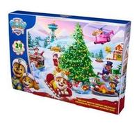 Calendrier de l avent jouets pat patrouille : figurines heros et accessoires de jeu - set cadeau noel 2025 et carte animal